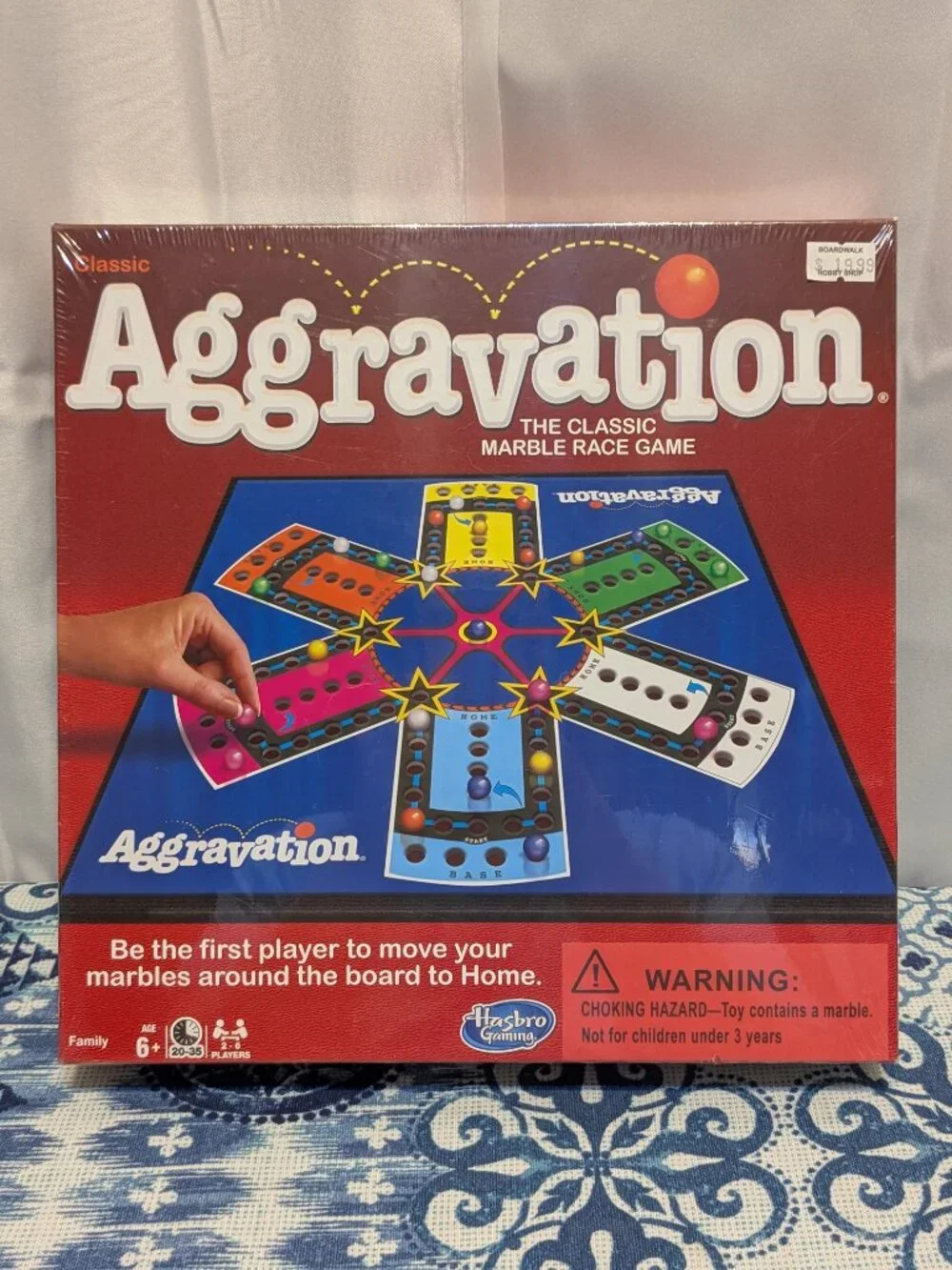 NIB Aggravation Game Family Board Game Multi Colored Fun for 2 to 6 Players New